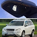 Miniatyrbilde 4 av 5: 2 stk LED Under Side Mirror Lights Velkommen Puddles for C30 C70 S40 S60 S80 V40 V50 V70 XC70 XC90 3121