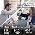 Pikkukuva 4 / 5: Bluetooth-kuuloke, matkapuhelimen Bluetooth-kuuloke, handsfree-langaton kuuloke mikrofonilla, selkeä ääni
