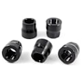 Pikkukuva 4 / 5: Pyörän läpiakselin mutterit M12x1.0mm, 1.0mm kierteellä, M12 navat, putkiakseli, skewer-korkki, 1.0mm kierteiden väli, pyörävarusteet