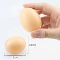 Miniatyrbild 2 av 2: 20 st Simulerade Plastäggsskal Hönsägg Falska Ägg Hjälp Läggning