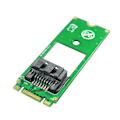 Miniatyrbillede 1 af 5: 7-pin Sata til M.2 Ngff Sata Konverter Adapter