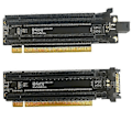 Pikkukuva 5 / 5: PCI-E 4.0 X16 1 - 2 Laajennuskortti Gen4 Split Card PCIe-Bifurcation X16 - X8X8 20 mm:n välein Sl-FO SAHN