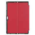 Miniatyrbilde 1 av 5: For Microsoft Surface Pro4/5/6/7 Stativdeksel Pennholder 12.3\" Nettbrett Lett Hardt Deksel (Rød)