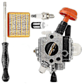 Miniatyrbilde 3 av 5: Forgassersett for Stihl FS89 FS91 FS111 FS131 HT102 HT103 4180-120-0615 Kantklipper Forgasser Carb Erstatter Deler