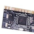 Miniatyrbillede 5 af 5: 4 Porte PCI SATA Raid Controller Internt Udvidelseskort med To Sata Kabler, til Desktop PC, Suppor