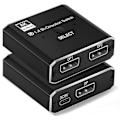 Miniatyrbilde 1 av 5: Displayport1.4 Switch 8k Displayport Toveis Splitter Switch Displayport Kvm 2x1 1x2 Display-