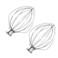 Miniatyrbilde 2 av 5: for K5AWW Visp for Kitchen 5QT 5K5SS 5KPM5 Mikser 2 stk