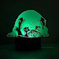 Miniatyrbillede 3 af 5: 3D Fransk Bulldog Natlampe Sharpei Lampe Bord Skrivebord Optisk Illusion Lamper 7 Farveskiftende Lys LED Bordlampe Jul Hjem Kærlighed Fødselsdag Børn K
