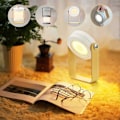 Miniatyrbilde 2 av 4: Dimbar Berøringslampe Nattlampe, Bærbar Nattlampe Nattlamper Med Sikker Nattlys Bærbar Sengesidebord