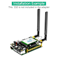 Miniatyrbillede 1 af 5: 3G 4G LTE Basic HAT til Raspberry Pi Asus Tinker Board Samsung ARTIK Rock64 Media Latte Panda Køler