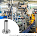 Miniatyrbillede 2 af 5: 4 stk. 8mm LMF8LUU Lange Rund Flenskobling Lineær Bevægelsesleje, CNC Dele Glide