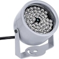 Miniatyrbilde 4 av 5: IR-lys, nattesyn infrarødt lys 48 LED nattesyn vanntett lampe IR infrarødt lys egnet for innendørs bruk