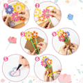 Miniatyrbild 4 av 5: Blombukett Pysselset Mors Dag DIY Doftande Kort Kort 1 Set