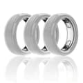3-pack silikonringskydd för OURA Ring 5, ultratunt smartringfodral för Ring 5 (storlek: 6-9) Transparent