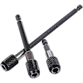 Miniatyrbillede 2 af 5: Forlængerstang Hex Skaft Top Adapter Bor, 3 stk. Slagtop Firkantmøtrik Driver Bit + 3 stk. 1/4 Hex Skaft Skruetrækker Bit Holder + 1 stk. 1/4 Hex