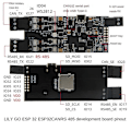 Pikkukuva 5 / 5: T-CAN485 ESP32 CAN -485 Tukee TF-korttia Langaton kehityskortti