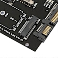 Miniatyrbillede 5 af 5: M.2 NGFF MSATA SSD til 2.5 Tommer SATA 6.0Gbps 2 i 1 Adapter Konverter Kort Understøtter PC Laptop Harddisk