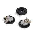 Pikkukuva 4 / 5: 10 kpl B103 16x2mm 10k Ohm Kaksoisvalitsin Kartio Äänenvoimakkuuspyörä Duplex Potentiometri