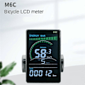 Miniatyrbild 3 av 5: M6C Elektrisk Cykel LCD Display Mätare 24V-60V E Scooter LCD Panel Färgskärm med USB för Mountain E