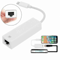 Miniatyrbild 4 av 5: Lightning till Ethernet-adapter för iPhone iPad 100Mbps RJ45 Ethernet LAN-nätverksadapter