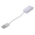 Pikkukuva 3 / 3: 3,5 mm mikrofonin ja kuulokkeiden liitäntä USB 2.0 äänikortti kaiuttimen äänen sovitin valkoinen