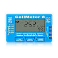 Miniatyrbild 1 av 5: RC Cellmeter 8 Digital Batterikapacitetskontrollör Testare Spänningstestare för Li-Ion NiMH Nic
