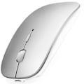 Miniatyrbillede 1 af 4: Bluetooth Mus Kompatibel Med Laptop/ipad/iphone/mac(ios13.1.2 Og Nyere) / Android Pc/computer, Genopladelig Lydløs Mini Trådløs Mus Til Wind