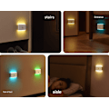 Miniatyrbilde 4 av 5: RGB sensorlys, bevegelsessensorlys, intelligent lading, infrarød farge magnetisk LED nattlys 2PCS