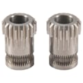 Miniatyrbilde 1 av 5: 2 stk. Ekstruder Tannhjul MK8 Rustfritt Stål Doble Ekstruderingshjul Bowden Tannhjul 3D-skriverdel for CR10