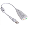 Miniatyrbilde 2 av 4: 5h Ekstern USB Uavhengig Lydkort 5hv2 Headset Konverter 7.1 Stasjonær Bærbar Tilbehør Lydkort5pakning
