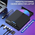 Pikkukuva 3 / 5: USB 3.0 Type-C Ulkoinen DVD RW CD-asema Polttava Lukija Soitin