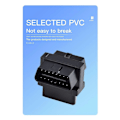 Miniatyrbilde 3 av 5: Bil Mini OBD2 Ett Minutt To Forlengelseskabel Universal (A)