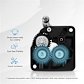 Miniatyrbillede 2 af 5: Ny 3D-printer Dual Gear Extruder Kit til K1/K1C/K1 Max/Ender3/V3 Plus V3 Opgradering 3.0 Hærdet Stål