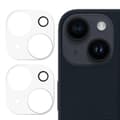 n8s 2 st för iPhone 15 Plus 15 Super Transparent Härdat Glas N7j Kameralinsskydd 3D Arc Edg