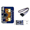 Miniatyrbild 4 av 5: 24G Kroppsnärvarosensor Modul LD2410C Millimetervågsradar Kontaktlös Smart Multifunktionell Bekvämlighetssensor, B