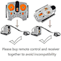 Miniatyrbillede 5 af 5: Moc Tekniske Dele Power Functions Motor Multi Værktøj Servo Togmotor Pf 8293 8883 Model Kompatibel Alle Mærker Byggeklodser