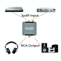 Miniatyrbilde 3 av 5: Oppgradert Audio Dekoder Digital til Analog Audio Koaksial Konverter