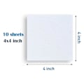 Pikkukuva 3 / 5: Magic Foam Texture Paper - 4x4 tuuman valkoiset selluloosakortit, 10 arkkia