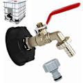 Miniatyrbillede 1 af 5: Hane Tank 1000l S60x6 Ibc Fitting Hane Med 1/2\" Slangetilslutning, Afløbstankadapter, Til Havehane, Til Tankadapter (1 Styk)