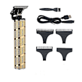 Miniatyrbillede 1 af 5: Hårtrimmer til mænd, trådløs skægtrimmer hårklippere til mænd, elektrisk barbermaskine Zero Gapped Razor T Blade Liners Outline Edgers Grooming Kit, gave