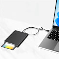 Miniatyrbilde 3 av 5: USB Diskettleser Diskettstasjon Dobbel Grensesnitt Ekstern USB C Diskettstasjon for PC Lapt