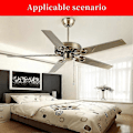 Miniatyrbillede 4 af 5: Loftventilator Træk Kontakt, ZE-208S E89885 3 Hastighed 4 Lednings Ventilator Kontakt Træk Kæde Ledning Kontakt Ventilator Lys S