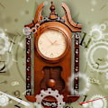 Miniatyrbild 4 av 5: Quartz Pendelur Urverk DIY Kit med 2 Par Visare Pendel, DIY Mekanism Pendel