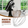 Miniatyrbilde 1 av 5: for K5AWW Visp for Kitchen 5QT 5K5SS 5KPM5 Mikser 2 stk