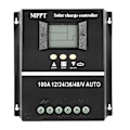 Miniatyrbillede 1 af 5: PWM 12V 24V 36V 48V AUTO Solpanel Ladecontroller Solar PV Batterioplader med LCD MPPT Solar