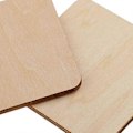 Miniatyrbild 3 av 5: Trä Squares Koppmuggunderlägg Trähantverk Former Blanks Oavslutade Chock Trä för DIY Hantverk Bröllopsdekorationer Julpynt