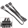 Pikkukuva 2 / 5: 5-nastainen 3-porttinen SATA-oheisvirtalähdekaapeli modulaariseen PSU:hun
