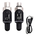 Miniatyrbillede 2 af 5: Ny U801 UHF Trådløs XLR Sender og Modtager Mikrofon Konverter Trådløs Mikrofon til Live