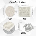 Miniatyrbillede 2 af 5: 2 stk. Honeycomb Svejsede Plader Honeycomb Panel Smykkefremstillingsværktøjssæt