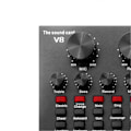 Miniatyrbilde 3 av 5: V8 Lydkort Plug Play Lang Levetid Metall 12 Lydeffekter Praktisk Bærbar Live Bluetooth-kompatibelt Lydkort